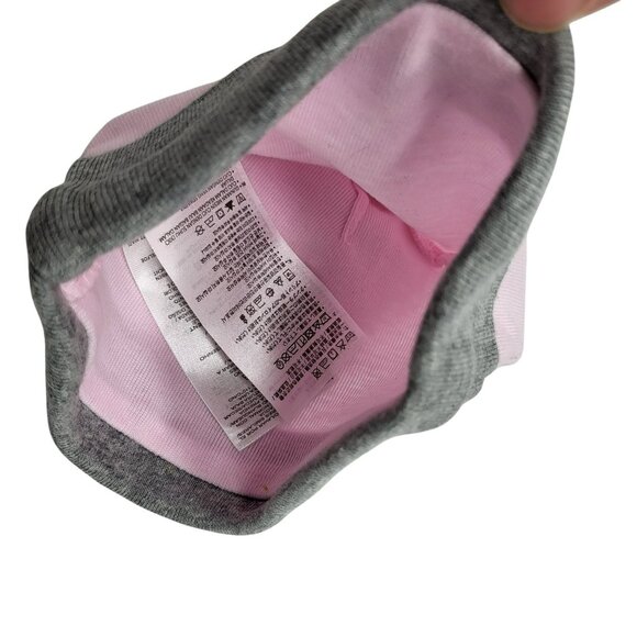 Nike Pink & Gray Infant Baby Girl Beanie 0-6 Months Newborn Pink Grey - Picture 4 of 7